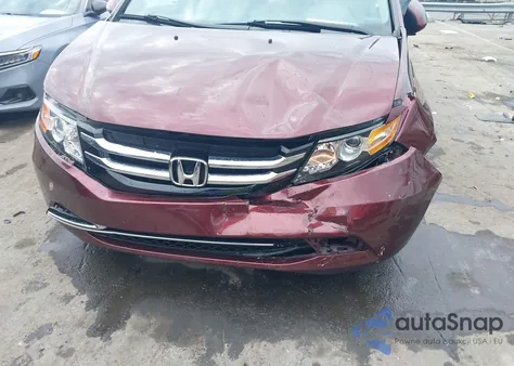 2016 Honda Odyssey Ex-L z USA, uszkodzony, nr VIN 5FNRL5H65GB021569